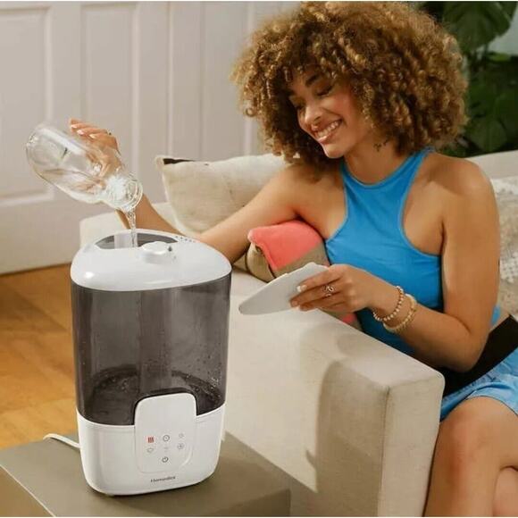 Homedics Warm & Cool Mist Ultrasonic Humidifier with UV-C Technology & Remote - Picture 8 of 12